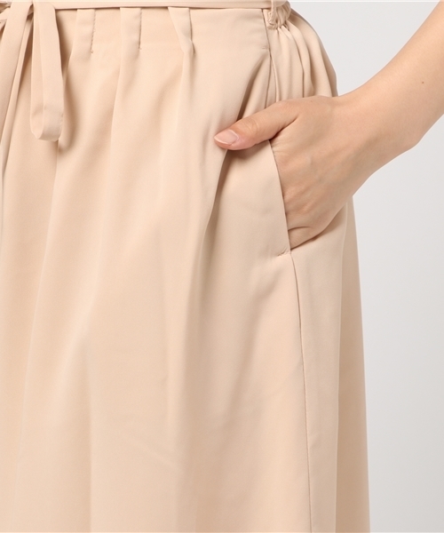 MIIA（ミーア）の「ウエストピンタックガウチョパンツ（その他パンツ・レディース・ピンク/オフホワイト/ブルー/ベージュ・FREE）」の12枚目の写真