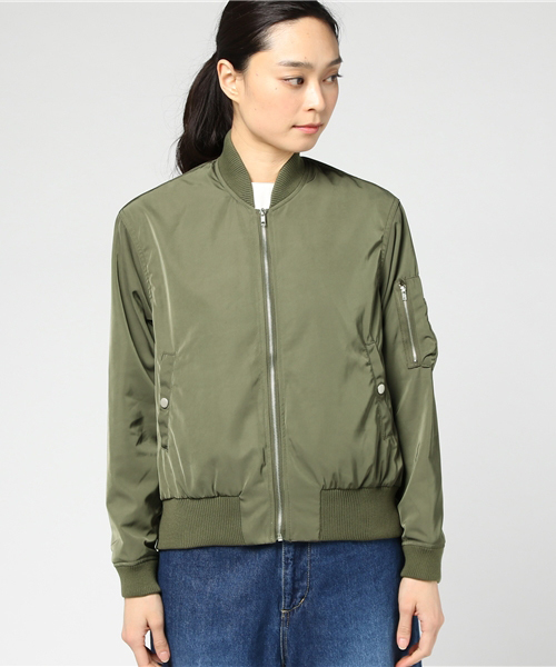 COLONY 2139（コロニートゥーワンスリーナイン）の「MA-1（MA-1・レディース・カーキ/アイボリー/ブラック・FREE）」の4枚目の写真