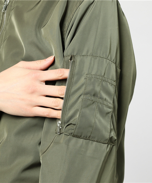 COLONY 2139（コロニートゥーワンスリーナイン）の「MA-1（MA-1・レディース・カーキ/アイボリー/ブラック・FREE）」の11枚目の写真