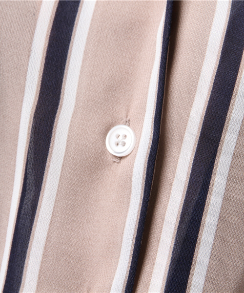 PUNYUS（プニュズ）の「ストライプ柄ワンピース（ワンピース・レディース・ブルー/ベージュ・1/3/2/4）」の10枚目の写真