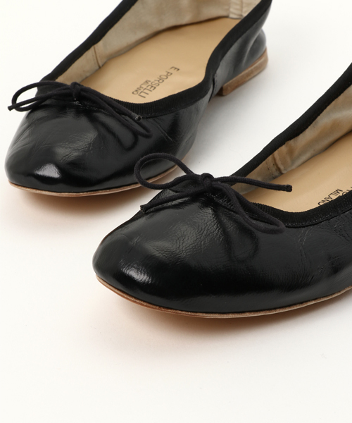 FRAMeWORK（フレームワーク）の「PORSELLI バレーシューズ◆（バレエシューズ・レディース・ブラック/ホワイト・36/37/35）」の6枚目の写真
