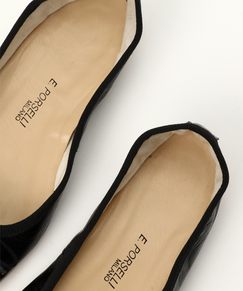 FRAMeWORK（フレームワーク）の「PORSELLI バレーシューズ◆（バレエシューズ・レディース・ブラック/ホワイト・36/37/35）」の7枚目の写真