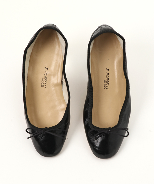 FRAMeWORK（フレームワーク）の「PORSELLI バレーシューズ◆（バレエシューズ・レディース・ブラック/ホワイト・36/37/35）」の10枚目の写真