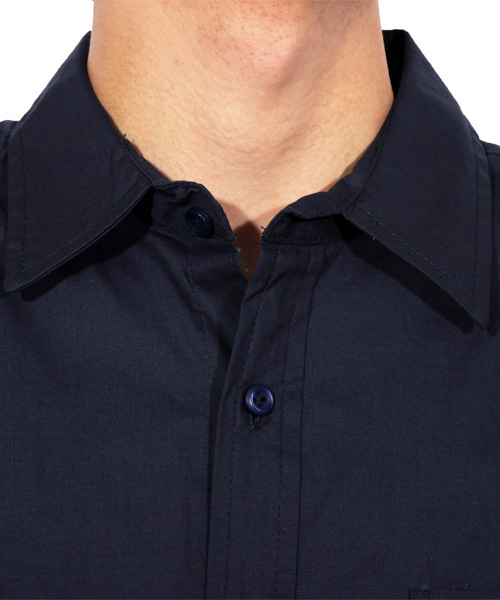 8(eight)(エイト)の「ブロード 7分袖シャツ コットン(シャツ/ブラウス・メンズ・ブラック/ホワイト/ピンク/グレー/ワイン/ネイビー・MEDIUM/LARGE/X-LARGE)」の9枚目の写真