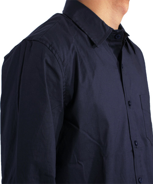 8(eight)(エイト)の「ブロード 7分袖シャツ コットン(シャツ/ブラウス・メンズ・ブラック/ホワイト/ピンク/グレー/ワイン/ネイビー・MEDIUM/LARGE/X-LARGE)」の10枚目の写真