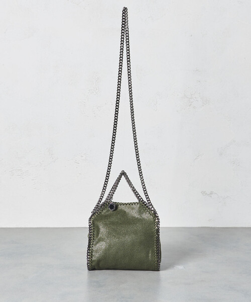 STELLA McCARTNEY（ステラマッカートニー）の「＜STELLA McCARTNEY＞ FALABELLA TINY トートバッグ（トートバッグ・レディース・オリーブ/ブラック/ピンク/コバルトブルー/ライトピンク・FREE）」の3枚目の写真
