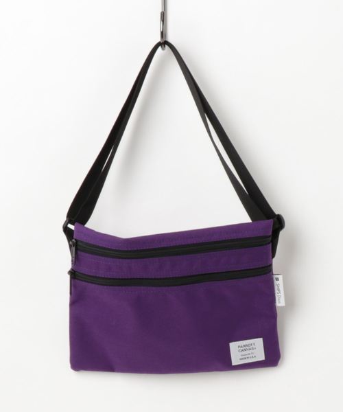 PARROTT CANVAS（パロットキャンバス）の「Parrott Canvas:ナイロンサコッシュ（ショルダーバッグ・メンズ・ダークブルー/ブラック/カーキ/パープル・ONE SIZE）」の4枚目の写真