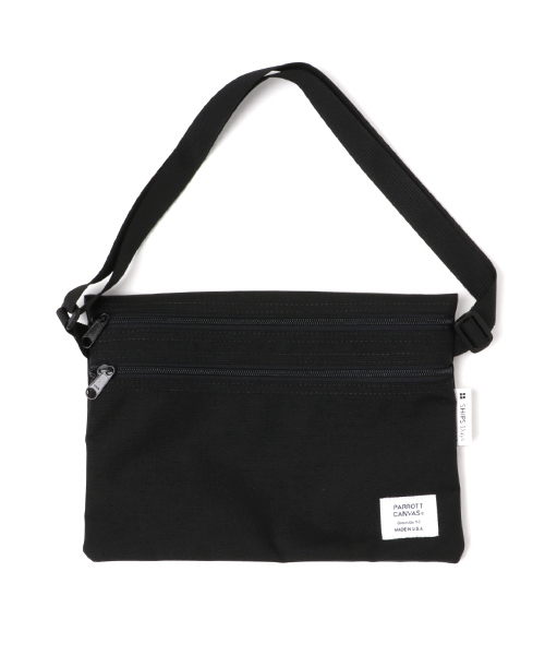 PARROTT CANVAS（パロットキャンバス）の「Parrott Canvas:ナイロンサコッシュ（ショルダーバッグ・メンズ・ダークブルー/ブラック/カーキ/パープル・ONE SIZE）」の2枚目の写真