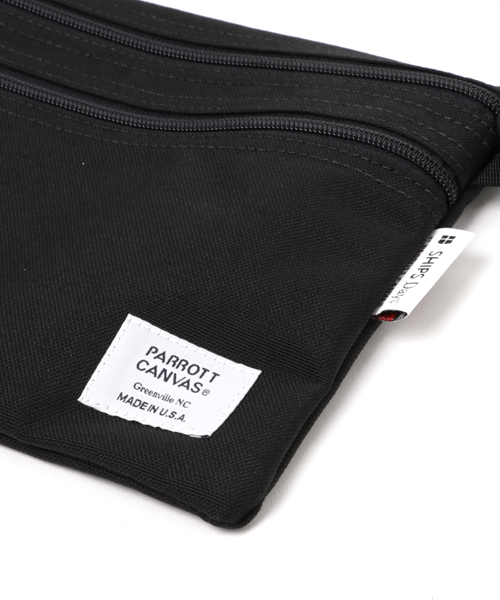 PARROTT CANVAS（パロットキャンバス）の「Parrott Canvas:ナイロンサコッシュ（ショルダーバッグ・メンズ・ダークブルー/ブラック/カーキ/パープル・ONE SIZE）」の6枚目の写真