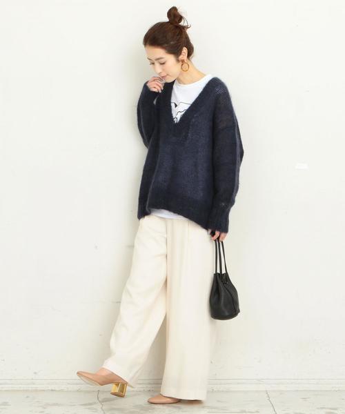 BEAUTY&YOUTH UNITED ARROWS(ビューティーアンドユースユナイテッドアローズ)の「BY∴ サキソニータックワイドパンツ ◆(その他パンツ・レディース・オフホワイト/ブラック/ダークグレー/ライトピンク/レッド・SMALL/MEDIUM/LARGE)」の21枚目の写真