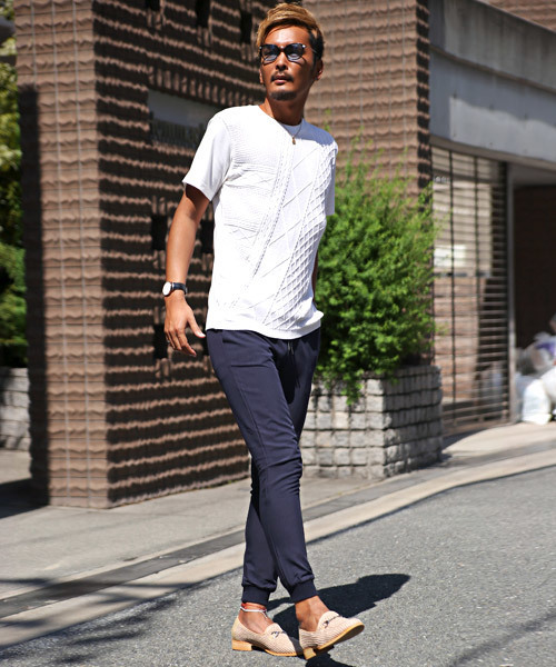 LUXSTYLE(ラグスタイル)の「TRイージージョガーパンツ(その他パンツ・メンズ・ブルー/グレー/ベージュ/ブラック/ネイビー・XL/L/M)」の12枚目の写真