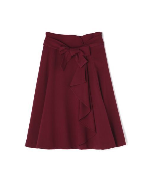 JILL by JILL STUART（ジルバイジルスチュアート）の「カラーラップスカート（スカート・レディース・ベージュ/レッド/ライトグリーン・SMALL/MEDIUM）」の3枚目の写真