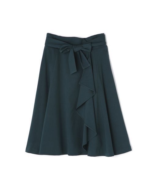 JILL by JILL STUART（ジルバイジルスチュアート）の「カラーラップスカート（スカート・レディース・ベージュ/レッド/ライトグリーン・SMALL/MEDIUM）」の2枚目の写真