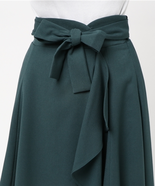 JILL by JILL STUART（ジルバイジルスチュアート）の「カラーラップスカート（スカート・レディース・ベージュ/レッド/ライトグリーン・SMALL/MEDIUM）」の7枚目の写真
