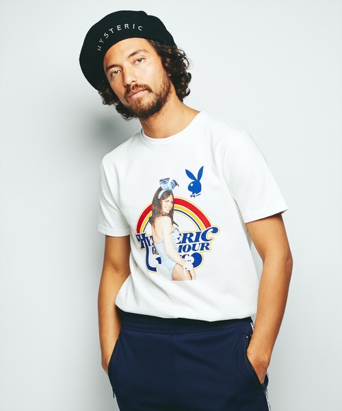 HYSTERIC GLAMOUR（ヒステリックグラマー）の「HYS BUNNY プリント Tシャツ（Tシャツ/カットソー・メンズ・ホワイト/グリーン/ブラック・X-LARGE/LARGE/SMALL/MEDIUM）」の2枚目の写真