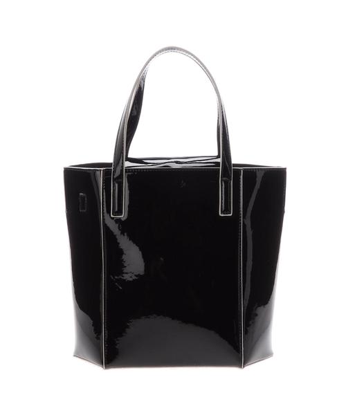 koe（コエ）の「【雑誌掲載商品】エナメル2WAYバッグ（ハンドバッグ・レディース・イエロー/ブラック/ベージュ・FREE）」の7枚目の写真