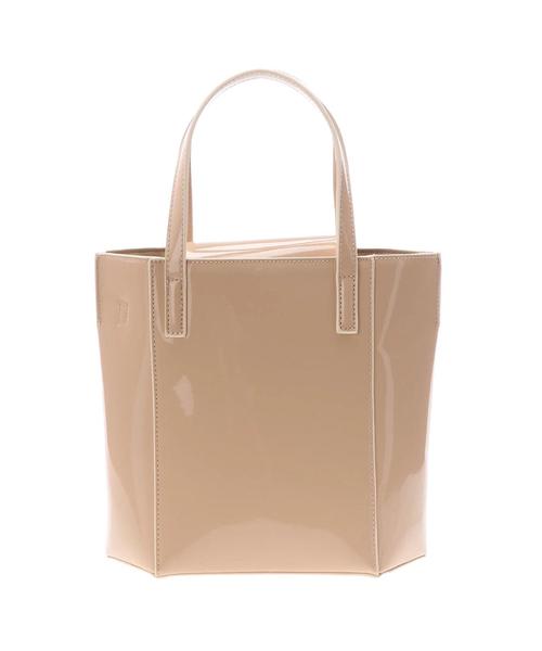 koe（コエ）の「【雑誌掲載商品】エナメル2WAYバッグ（ハンドバッグ・レディース・イエロー/ブラック/ベージュ・FREE）」の11枚目の写真