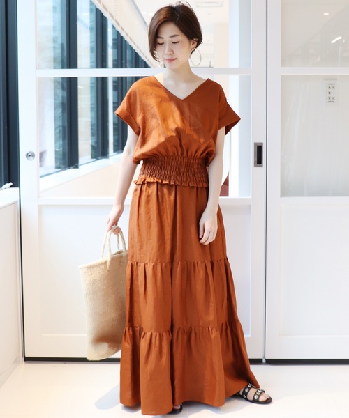 タグ付き！ジャーナルスタンダード☆リネンブラウス JOURNAL STANDARD（リネン ・ シャツ/ブラウス(半袖/袖なし)）の