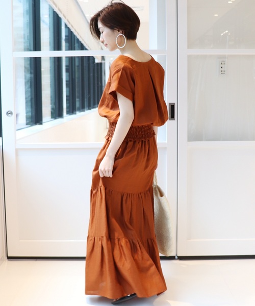 JOURNAL STANDARD（ジャーナルスタンダード）の「《WEB限定》JS+e40リネンブラウス◆（シャツ/ブラウス・レディース・ホワイト/ブラック/パープル/オレンジ系その他・FREE）」の18枚目の写真