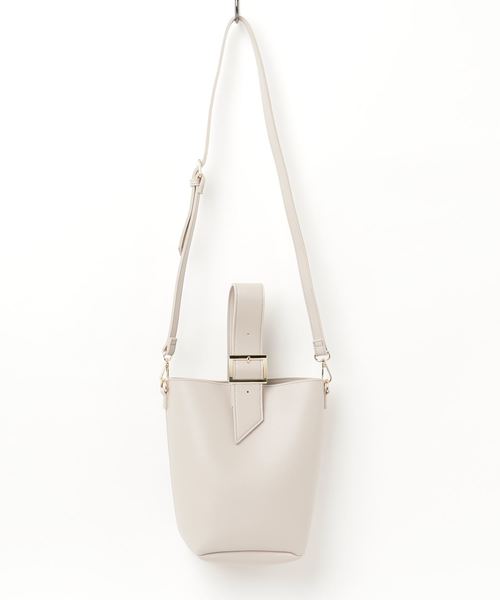 AMERICAN HOLIC（アメリカンホリック）の「2WAYバケツバッグ（ショルダーバッグ・レディース・ホワイト/ブラック/グレー・FREE）」の7枚目の写真