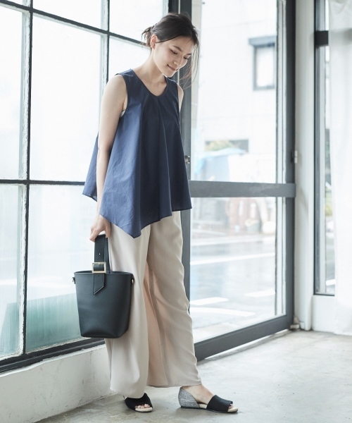 AMERICAN HOLIC（アメリカンホリック）の「2WAYバケツバッグ（ショルダーバッグ・レディース・ホワイト/ブラック/グレー・FREE）」の12枚目の写真