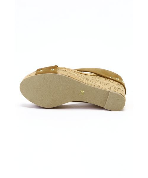 NATURAL BEAUTY BASIC(ナチュラルビューティーベーシック)の「クロスコルクミュール(サンダル・レディース・ホワイト/ベージュ系その他/ピンク・LARGE/MEDIUM/SMALL)」の12枚目の写真