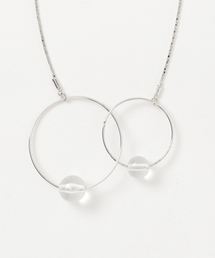 koe | ツインフープ×アクリルネックレス(ネックレス)