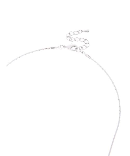 koe（コエ）の「ツインフープ×アクリルネックレス（ネックレス・レディース・シルバー/ゴールド・FREE）」の6枚目の写真