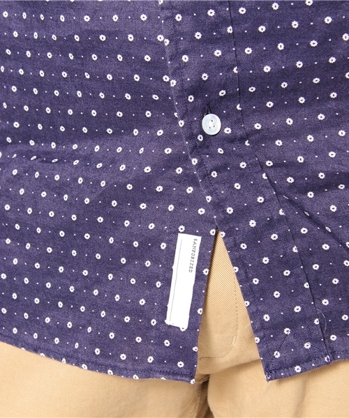 BEAUTY&YOUTH UNITED ARROWS（ビューティーアンドユースユナイテッドアローズ）の「BY ラミー/プリント ボタンダウンシャツ(Regular)◆§5（シャツ/ブラウス・メンズ・オフホワイト/マスタード/ネイビー・X-SMALL/SMALL/MEDIUM/LARGE/X-LARGE）」の10枚目の写真