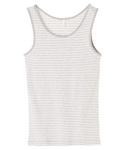 AMERICAN HOLIC(アメリカンホリック)の「・ベーシックテレコタンクトップ(タンクトップ・レディース・ブラック/オフホワイト/グレー系その他/その他7/グレー系その他4/ブルー系その他2/イエロー系その他2・FREE)」の14枚目の写真