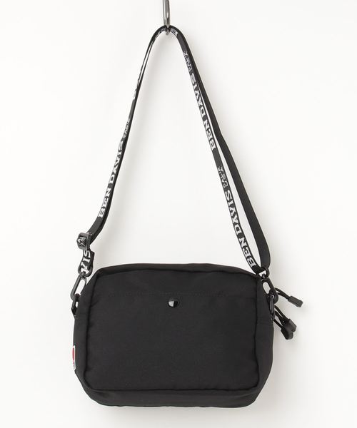 BEN DAVIS ORIGINALS（ベンデイビスオリジナルス）の「BENDAVIS LOGO TAPE SHOULDER/ベンデイビス ロゴテープショルダー（ショルダーバッグ・メンズ・ブラック×ブラック/ブラック×レッド/ブラック×イエロー/ブラック×パープル・FREE）」の9枚目の写真