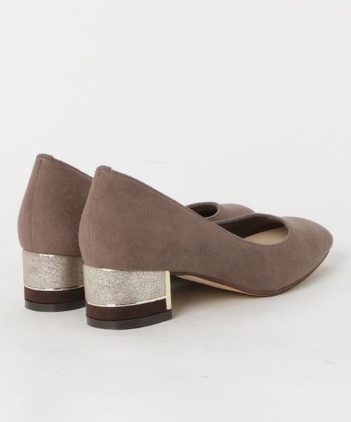 LE TALON（ルタロン）の「4cmスクエアハイショクヒールパンプス◆（パンプス・レディース・ブラック/ベージュ/ネイビー/ピンク/バーガンディー/ボルドー/ベージュ系その他/ブラック系その他・22cm/22.5cm/23cm/23.5cm/24cm/24.5cm/25cm）」の9枚目の写真