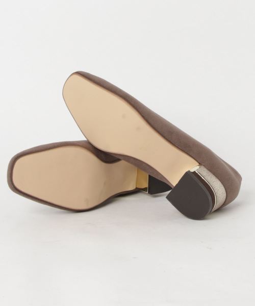 LE TALON（ルタロン）の「4cmスクエアハイショクヒールパンプス◆（パンプス・レディース・ブラック/ベージュ/ネイビー/ピンク/バーガンディー/ボルドー/ベージュ系その他/ブラック系その他・22cm/22.5cm/23cm/23.5cm/24cm/24.5cm/25cm）」の10枚目の写真