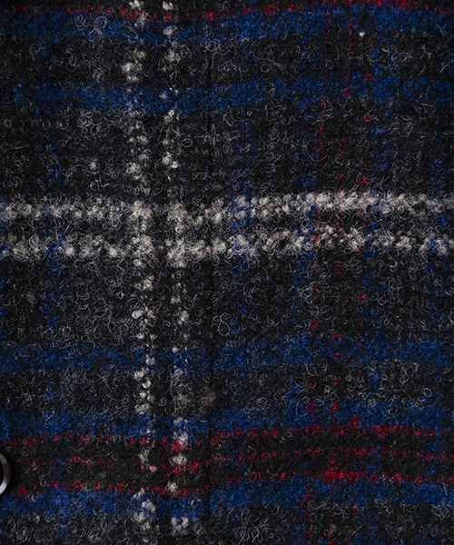 NO ID.(ノーアイディ)の「mj5955-チェックチェスターコート(チェスターコート・メンズ・レッド/ブルー/グレー・1/2/3)」の10枚目の写真