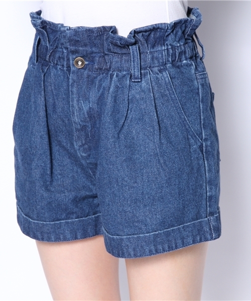 one after another NICE CLAUP（ワンアフターアナザーナイスクラップ）の「【ナイスクラップ】ﾊｲｳｪｽﾄﾃﾞﾆﾑﾊﾟﾝﾂ（デニムパンツ・レディース・オフホワイト/ケミカルウォッシュ/ブルー・FREE）」の8枚目の写真