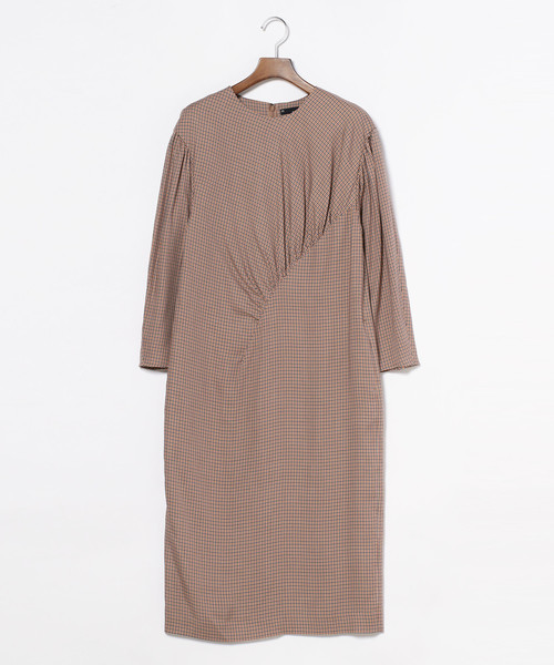 セール Martinique キュプラガンクラブチェックワンピース ワンピース Martinique マルティニーク のファッション通販 Zozotown