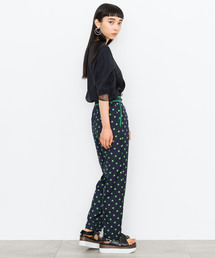 【MUVEIL】ドットプリントパンツ
