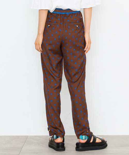 MUVEIL（ミュベール）の「【MUVEIL】ドットプリントパンツ（その他パンツ・レディース・ネイビー/ブラウン・38/36）」の9枚目の写真