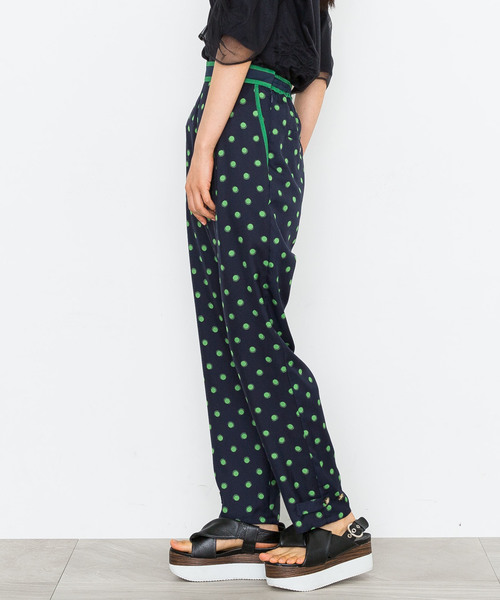 MUVEIL（ミュベール）の「【MUVEIL】ドットプリントパンツ（その他パンツ・レディース・ネイビー/ブラウン・38/36）」の13枚目の写真