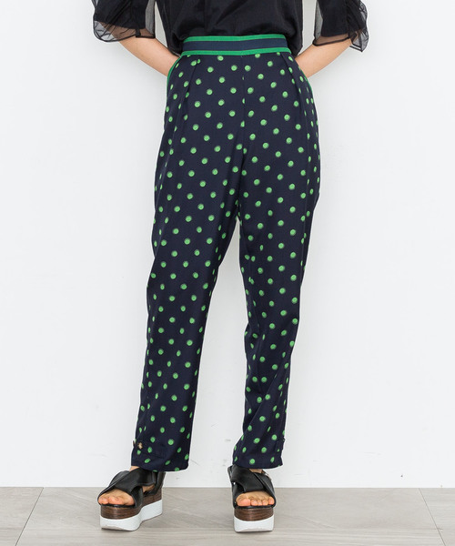 MUVEIL（ミュベール）の「【MUVEIL】ドットプリントパンツ（その他パンツ・レディース・ネイビー/ブラウン・38/36）」の16枚目の写真