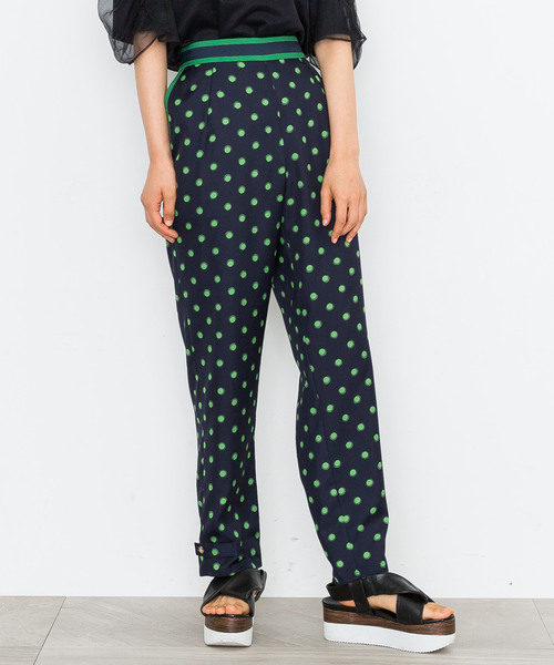 MUVEIL（ミュベール）の「【MUVEIL】ドットプリントパンツ（その他パンツ・レディース・ネイビー/ブラウン・38/36）」の18枚目の写真