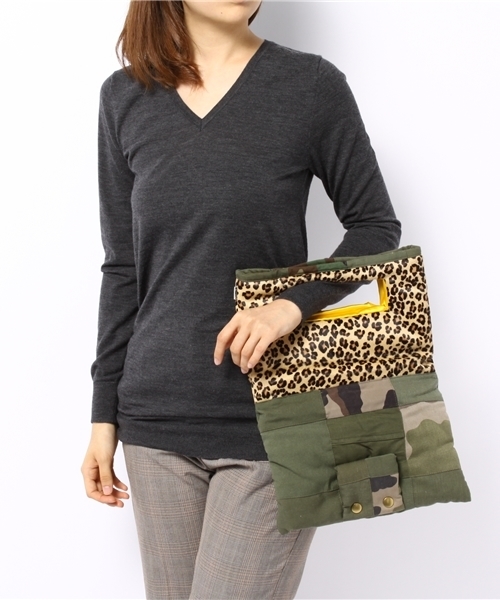 Free Peddler Market(フリーペドラーマーケット)の「【U.C.TILE】UC-CLUTCH BAG doubled leopard(クラッチバッグ・レディース・A・FREE)」の3枚目の写真