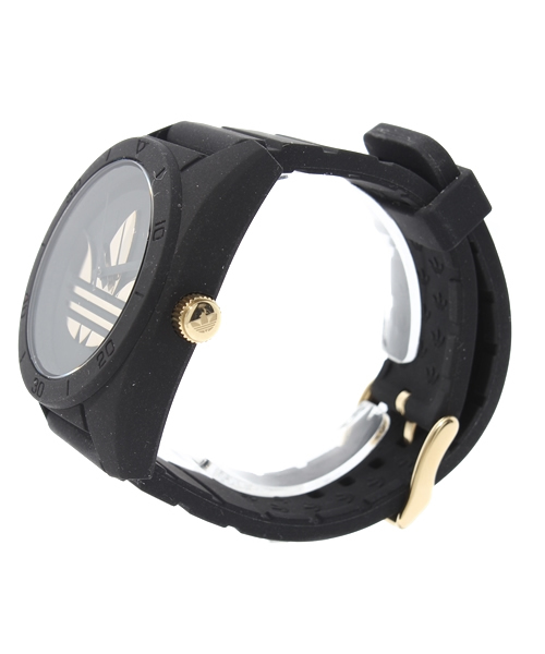 adidas(アディダス)の「SANTUAGO HARLEM GOLD ADH2912 UNISEX(アナログ腕時計・メンズ・ブラック×ゴールド・FREE)」の4枚目の写真