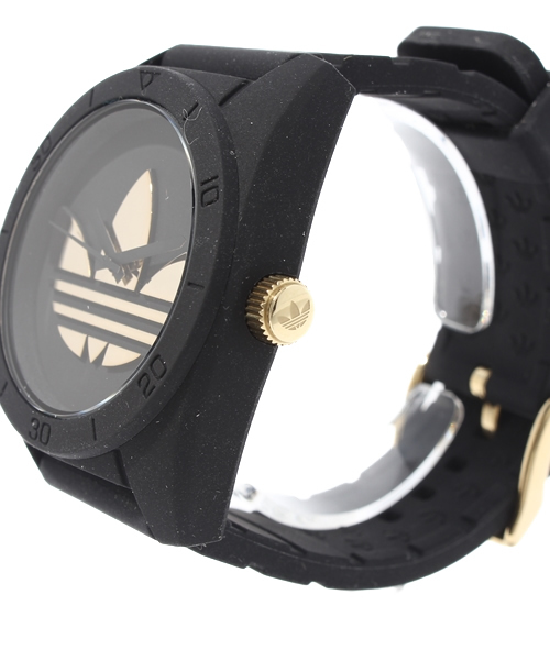 adidas(アディダス)の「SANTUAGO HARLEM GOLD ADH2912 UNISEX(アナログ腕時計・メンズ・ブラック×ゴールド・FREE)」の6枚目の写真
