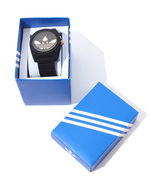 adidas(アディダス)の「SANTUAGO HARLEM GOLD ADH2912 UNISEX(アナログ腕時計・メンズ・ブラック×ゴールド・FREE)」の9枚目の写真