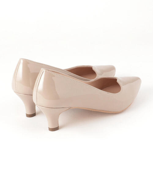 BEAUTY&YOUTH UNITED ARROWS（ビューティーアンドユースユナイテッドアローズ）の「BY フェイクレザーエナメルパンプス ◆（パンプス・レディース・ブラック/ベージュ・38/36/37/35h/36h/37h）」の3枚目の写真