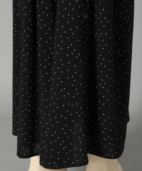 LOWRYS FARM（ローリーズファーム）の「カイキンシャツワンピース　823921（ワンピース・レディース・ホワイト系その他/ブラック系その他/ドット/カーキ/ベージュ・MEDIUM/LARGE）」の16枚目の写真