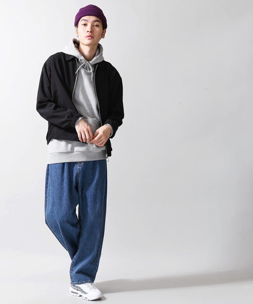 WEGO（ウィゴー）の「WEGO/ストレッチスウィングトップ（ブルゾン・メンズ・ブラック/パープル・LARGE/MEDIUM）」の7枚目の写真
