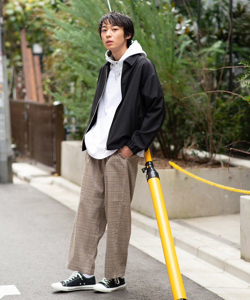 WEGO（ウィゴー）の「WEGO/ストレッチスウィングトップ（ブルゾン・メンズ・ブラック/パープル・LARGE/MEDIUM）」の16枚目の写真
