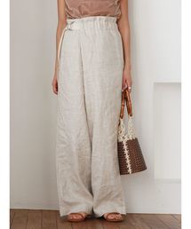 Ungrid | リネン混ベルトデザインパンツ(その他パンツ)